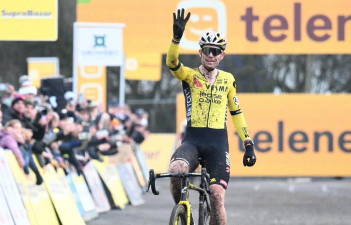 Super prestige Gullegem: Wout van Aert devance Eli Iserbyt