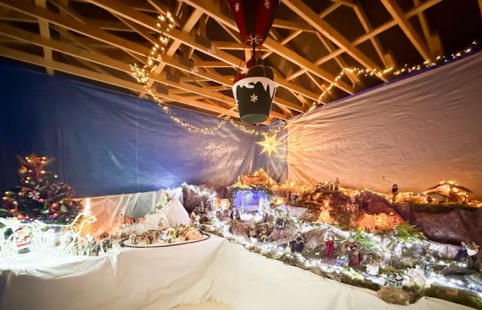 “We have always marked Christmas”: for 10 years, two Gers residents have installed a giant nativity scene in their garage