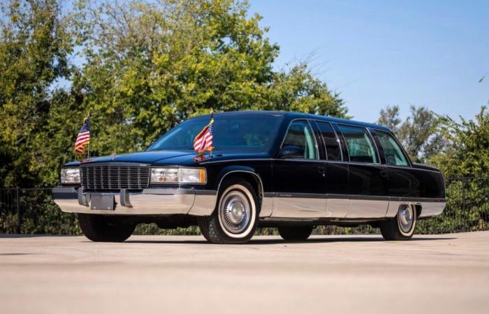 Armored windows and few kilometers on the odometer, who wants President Bill Clinton's limousine?