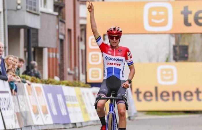 Lucinda Brand has to continue the entire cross-country, but she still takes victory at the Superprestige Gullegem.