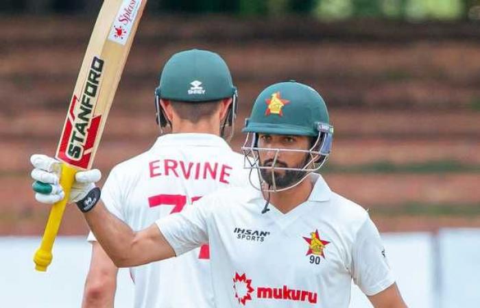 Ervine, Raza and Williams extend Zimbabwe's advantage