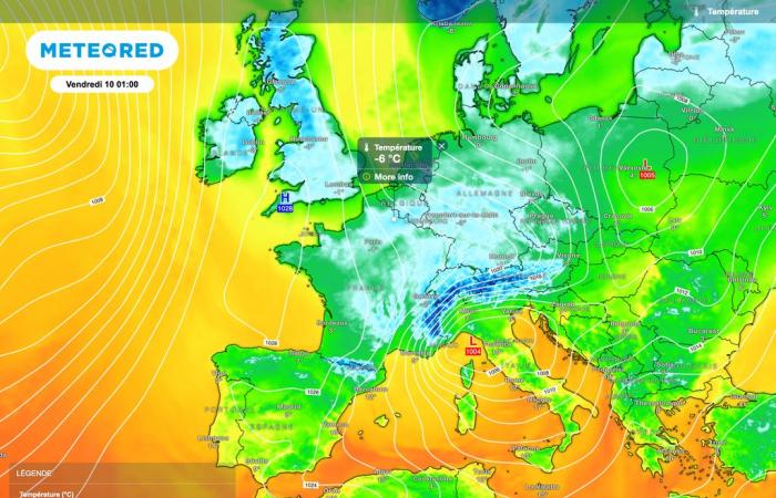 Towards an anticyclonic blockade in France? Will more lasting cold prevail?