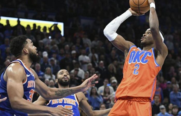 Thunder rally in fourth to beat Knicks 117-107 for 14th straight win | Sports