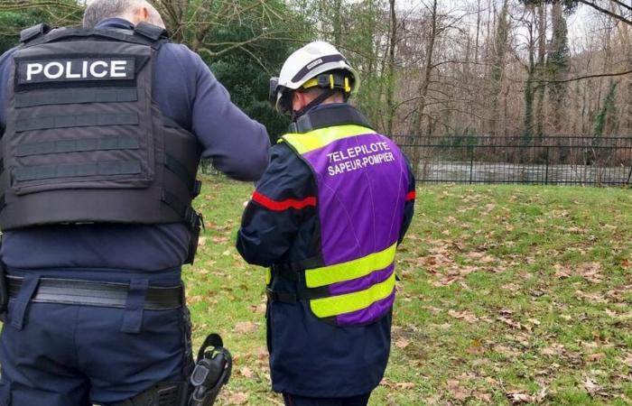 Drone, firefighters, police… searches around Pamiers after the discovery of a car on the outskirts of Ariège