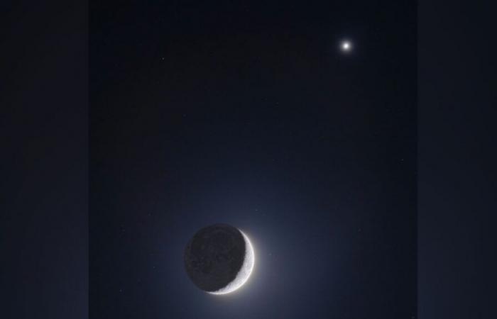 Venus and the Moon offer a dazzling spectacle: “It’s magnificent”