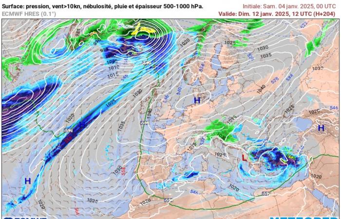 Towards an anticyclonic blockade in France? Will more lasting cold prevail?