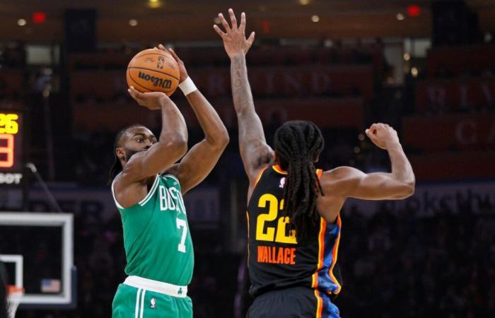 Celtics go ice cold with 27-point second half in loss to Thunder