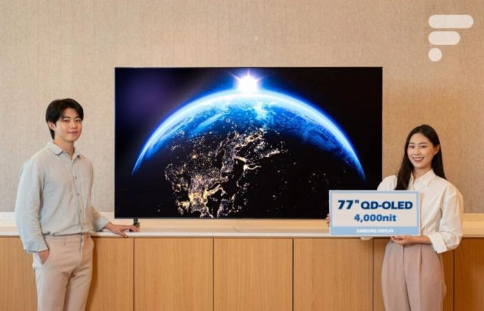 4000 nits of brightness, Samsung explodes the OLED standards of televisions