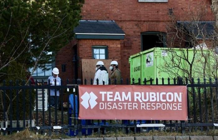 An organization helps a man who lost his home in a fire