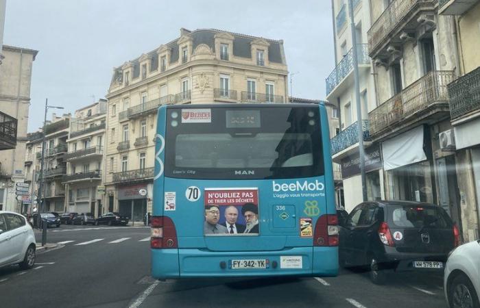 Kim Jong-Un, Vladimir Putin, Ali Khamenei chosen by Robert Ménard to illustrate a campaign on waste sorting in Béziers