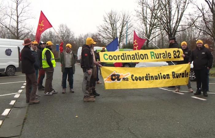 Farmers from Rural Coordination on their way to block Paris this Sunday evening