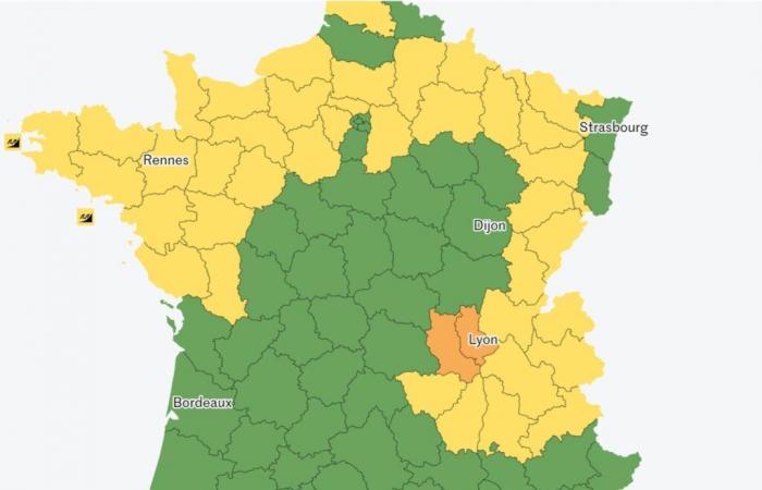 Météo-France places the Loire and the Rhône on orange alert due to a “violent gale”