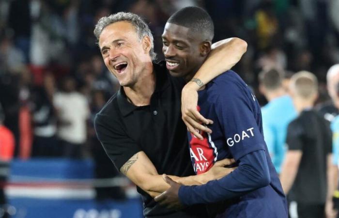 Ousmane Dembélé sent a great message to Luis Enrique