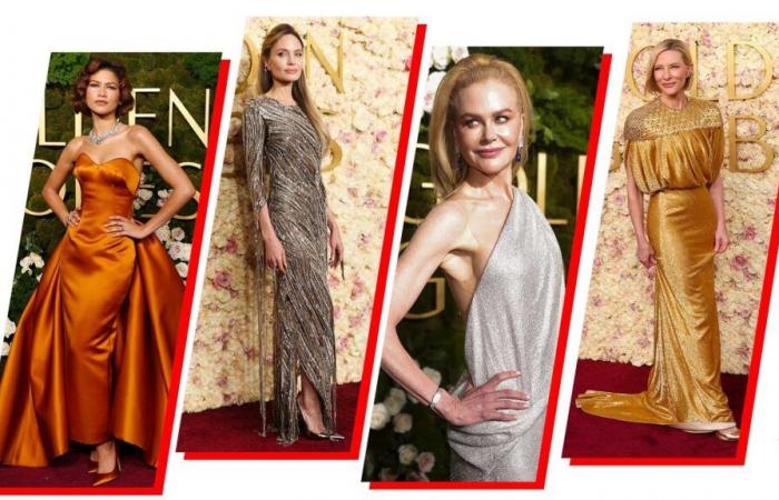 Metallic shades and sequins: on the red carpet of the 2025 Golden Globes, it has to shine!