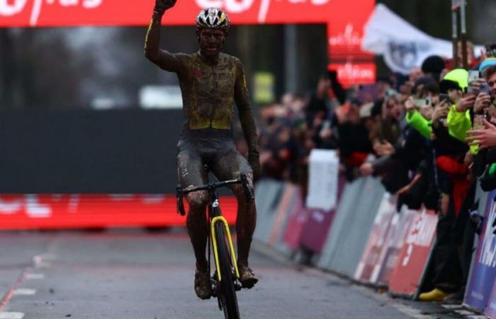 Wout Van Aert establishes himself as boss in Dendermonde