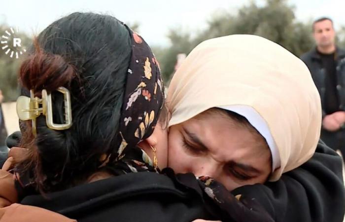 Ten years after being kidnapped by the Islamic State, this Yazidi woman reunites with her family, in tears