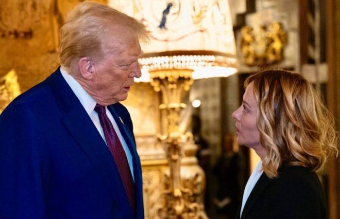 Giorgia Meloni makes a surprise visit to Donald Trump