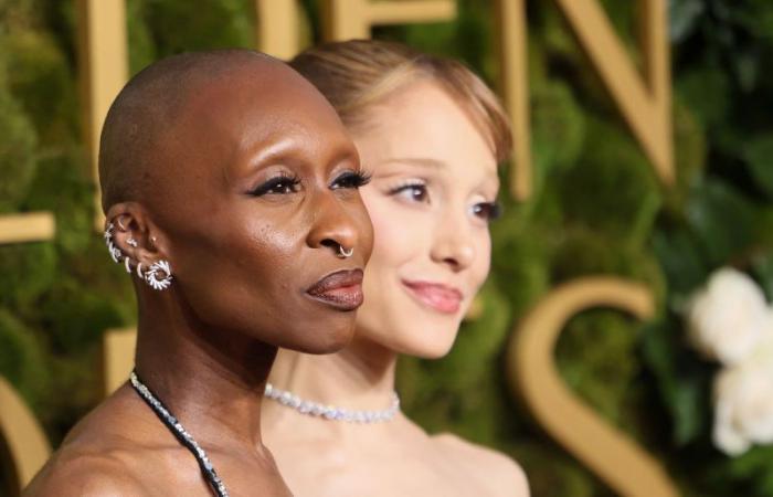 See the Incredible BTS Photos of Ariana Grande & Cynthia Erivo at the Golden Globes