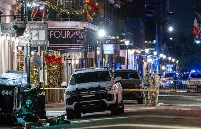 Attack in New Orleans | The suspect spotted the scene upstream