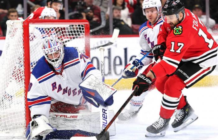 Domingue and the Rangers triumph in Chicago