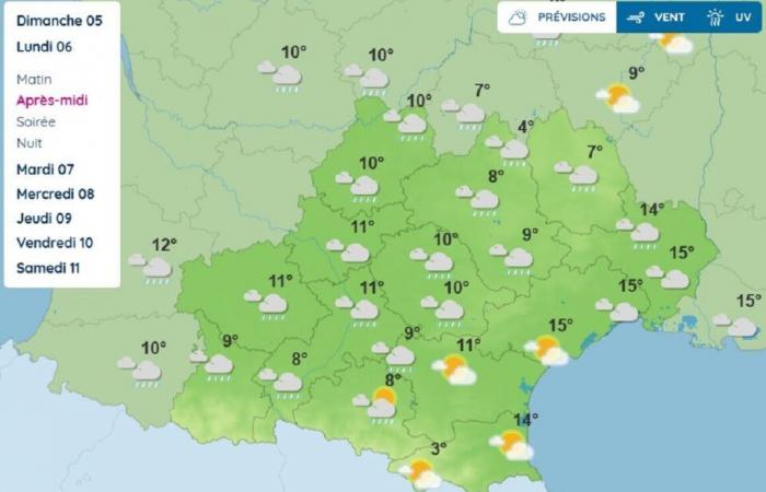 Breton weather in Toulouse? What Météo France predicts for Occitanie, Monday