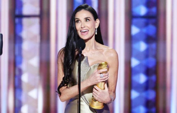 Demi Moore marks win with emotional acceptance speech, ‘Emilia Pérez’ starts the night strong and a live list of winners