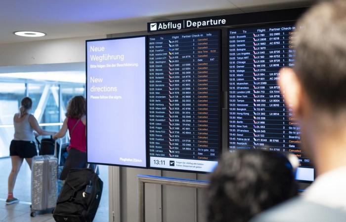 Switzerland: icy weather disrupted flights at Zurich airport