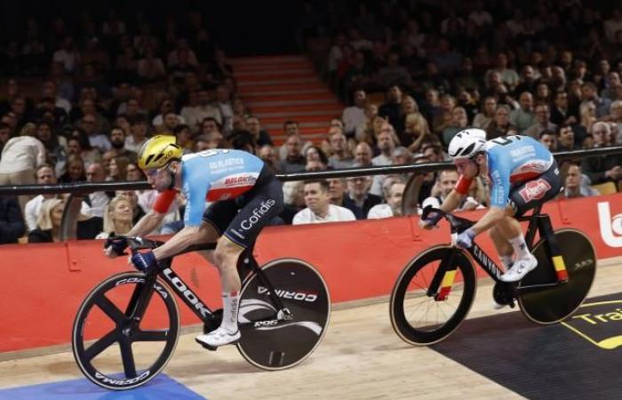 Benjamin Thomas, again in gold in the omnium at the French Track Championships