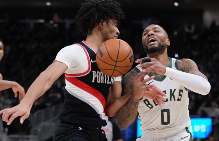 Spirited Trail Blazers performance leads to win over Lillard and Bucks