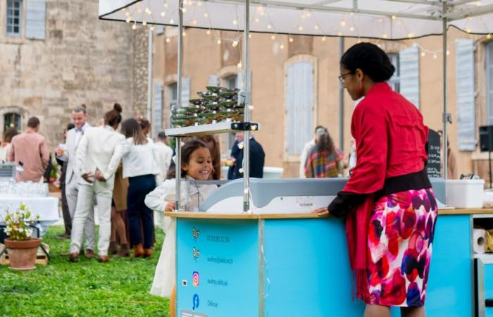 In Sénas, she moves from chemistry to the manufacture of artisanal ice cream