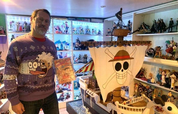 Fan of the One Piece manga, this YouTuber from Dieppe believes he is “the biggest collector in France”