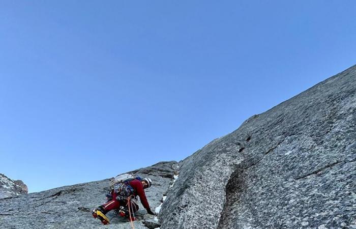 New mixed ascent on Sciora Dafora in Switzerland by Roger Schäli, Peter von Känel