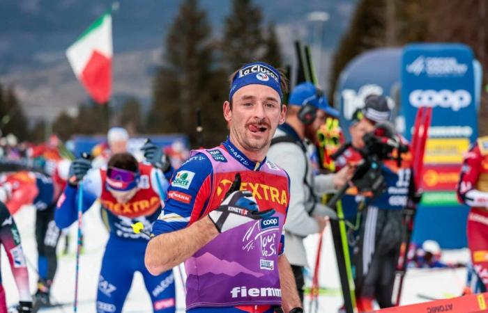 Cross-country skiing | Val di Fiemme: Hugo Lapalus at the foot of the podium at the top of Alpe Cermis, Simen Hegstad Krueger in maîtrise | Nordic Mag | N°1 Biathlon