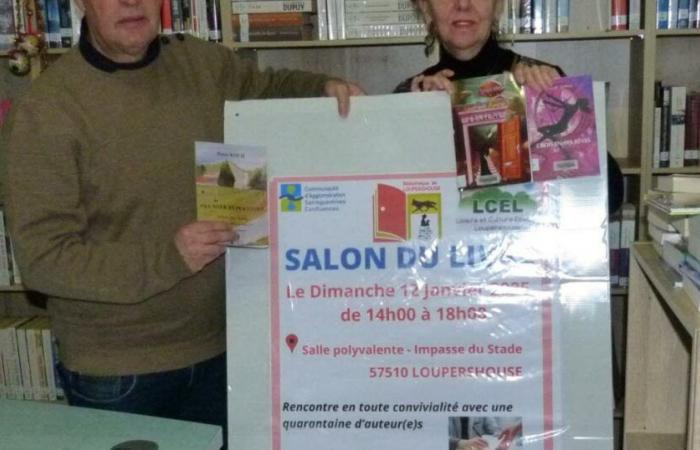 Loupershouse. First Book Fair at the library on January 12