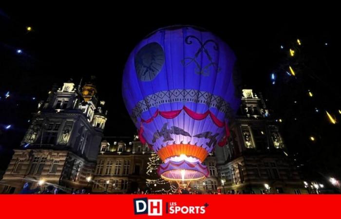 But what was this hot air balloon doing in front of Saint-Gilles town hall? She announces the opening of the Jules Verne Center in Forest (video)