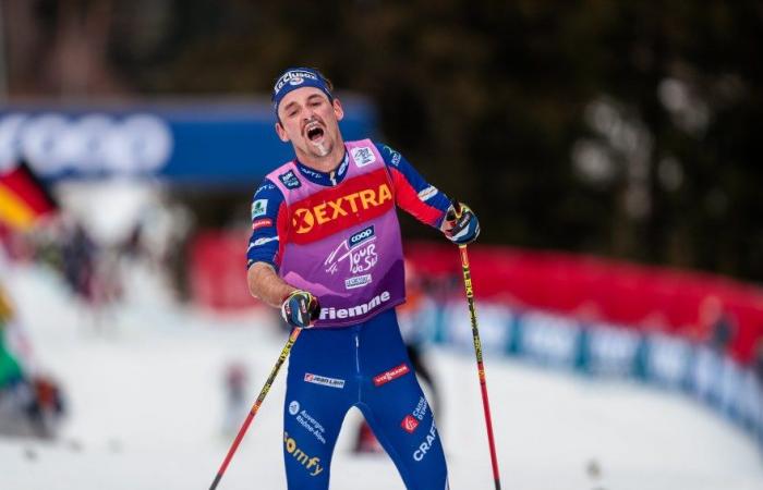 Cross-country skiing | Val di Fiemme: Hugo Lapalus at the foot of the podium at the top of Alpe Cermis, Simen Hegstad Krueger in maîtrise | Nordic Mag | N°1 Biathlon