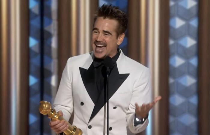 Colin Farrell Jokes ‘It’s Prosthetics Here on Out’ After Golden Globes Win