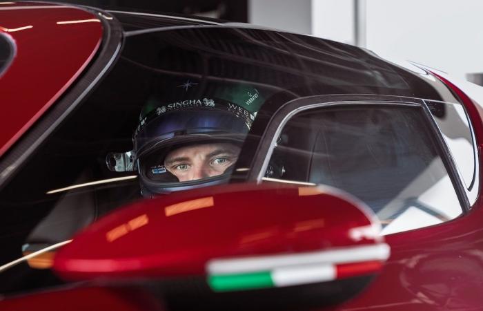 Before heading to Mercedes, Valterri Bottas tests the Alfa Romeo 33