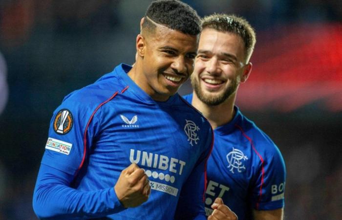 Hamza Igamane scores a hat-trick with Rangers