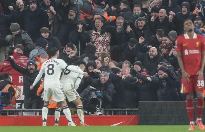 Liverpool hanging on, Manchester United very courageous at Anfield!