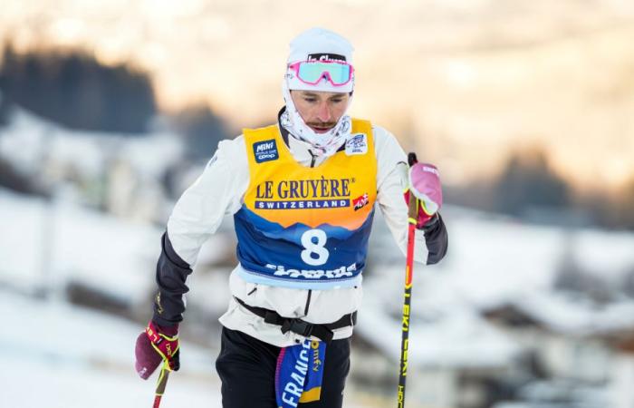 Simen Krueger wins the mass start, Hugo Lapalus on the Tour de Ski podium