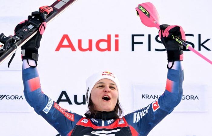 Zrinka Ljutic, impériale, survole le slalom de Kranjska Gora