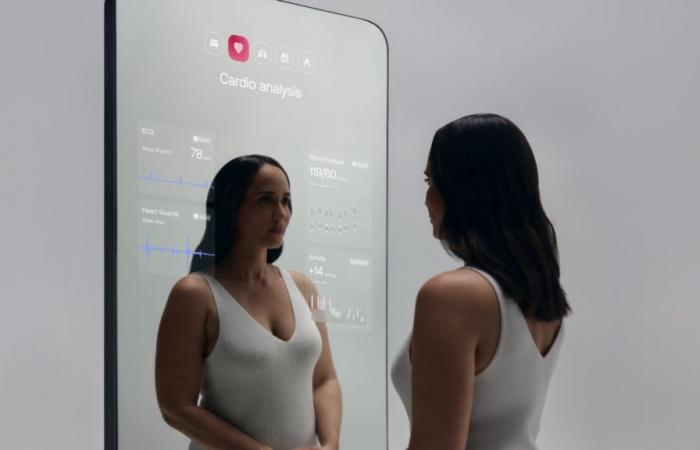 Withings unveils Omnia, a futuristic connected mirror to monitor your daily health