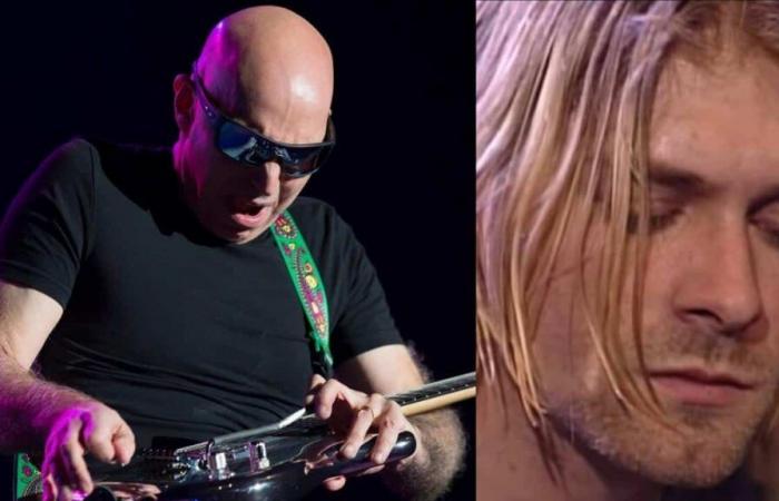 “Kurt Cobain was a great guitarist,” says Joe Satriani