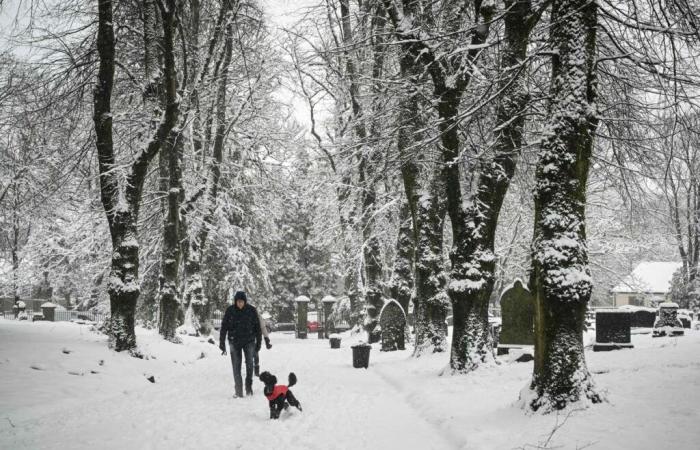 heavy snowfall, transport, particularly air transport, very disrupted