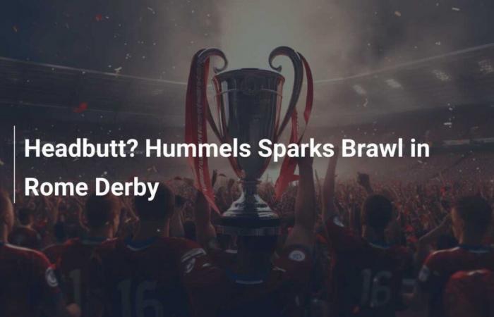 Headshot? Hummels sparks brawl in Roman derby