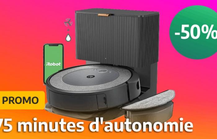 This iRobot Roomba Combo robot vacuum cleaner is half price for the start of 2025!