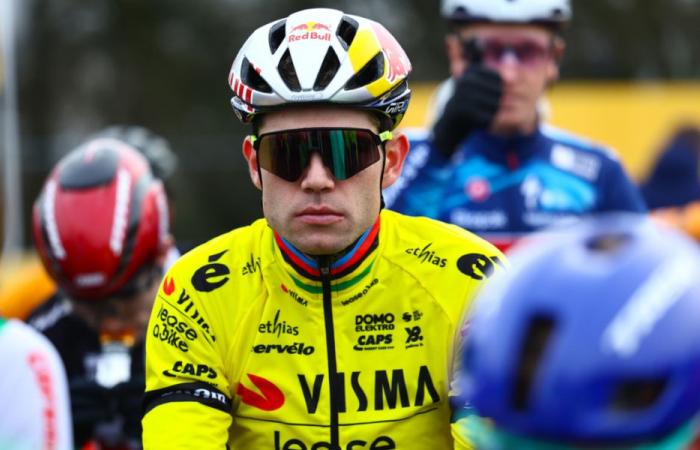 Wout Van Aert and demonstration