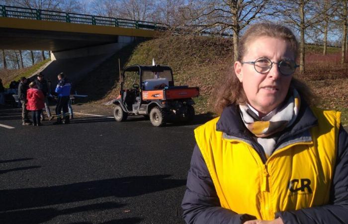 Representatives from Indre at the Rural Coordination demonstration in Paris