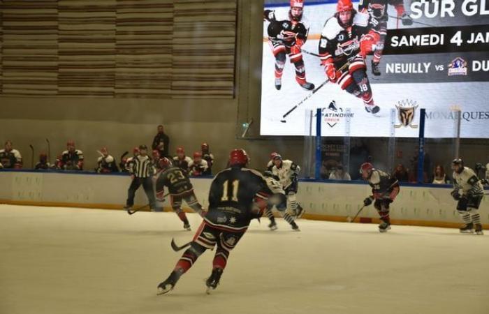 In pictures: relive the ice hockey match between Neuilly-sur-Marne and Dunkirk, played at the Dreux ice rink